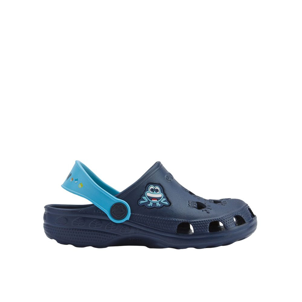 COQUI Nazouváky LITTLE FROG - tmavě modrá/modrá, vel. 31/32