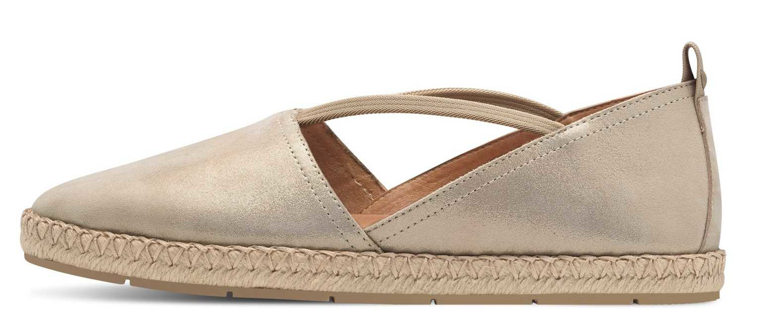 Tamaris 1-24620-44-179 Dámské espadrilky champagne 37
