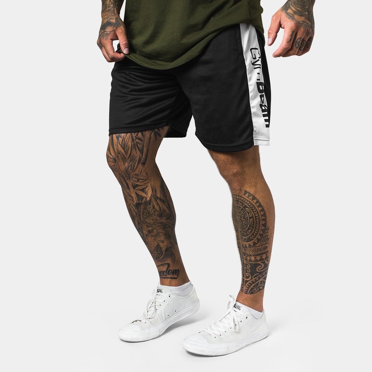 GymBeam Gym Beam Šortky Vertical Black Velikost: L