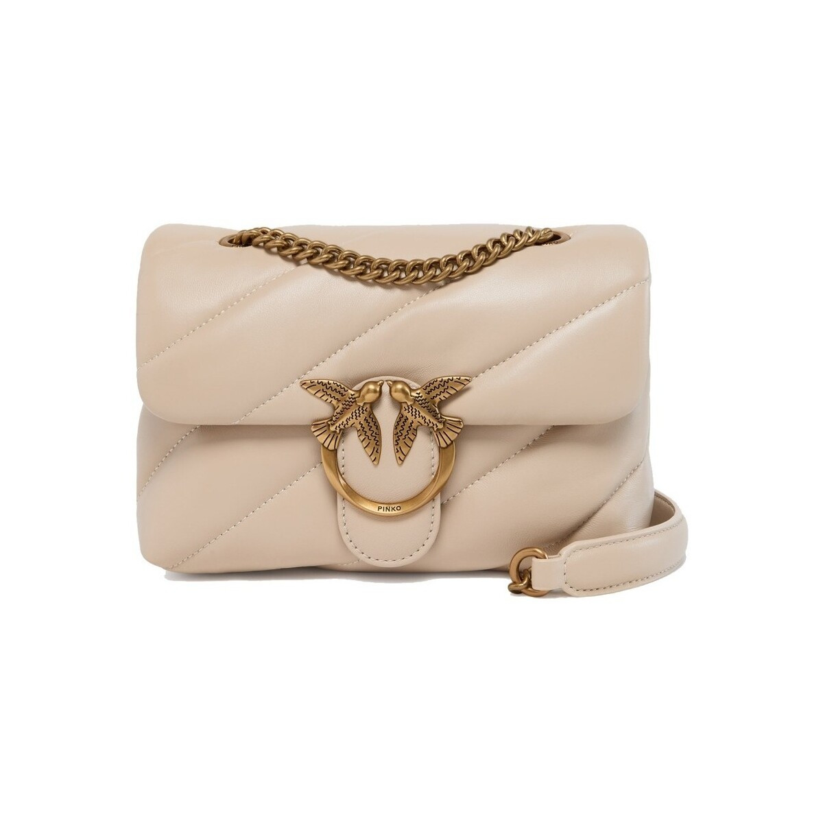 Pinko  LOVE MINI PUFF CL SHEEP  Béžová