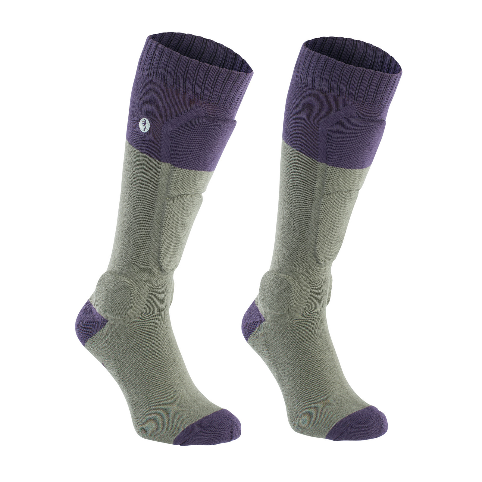 Ponožky s ochranou holeně ION BD Socks - Sea grass Velikost: 35-38