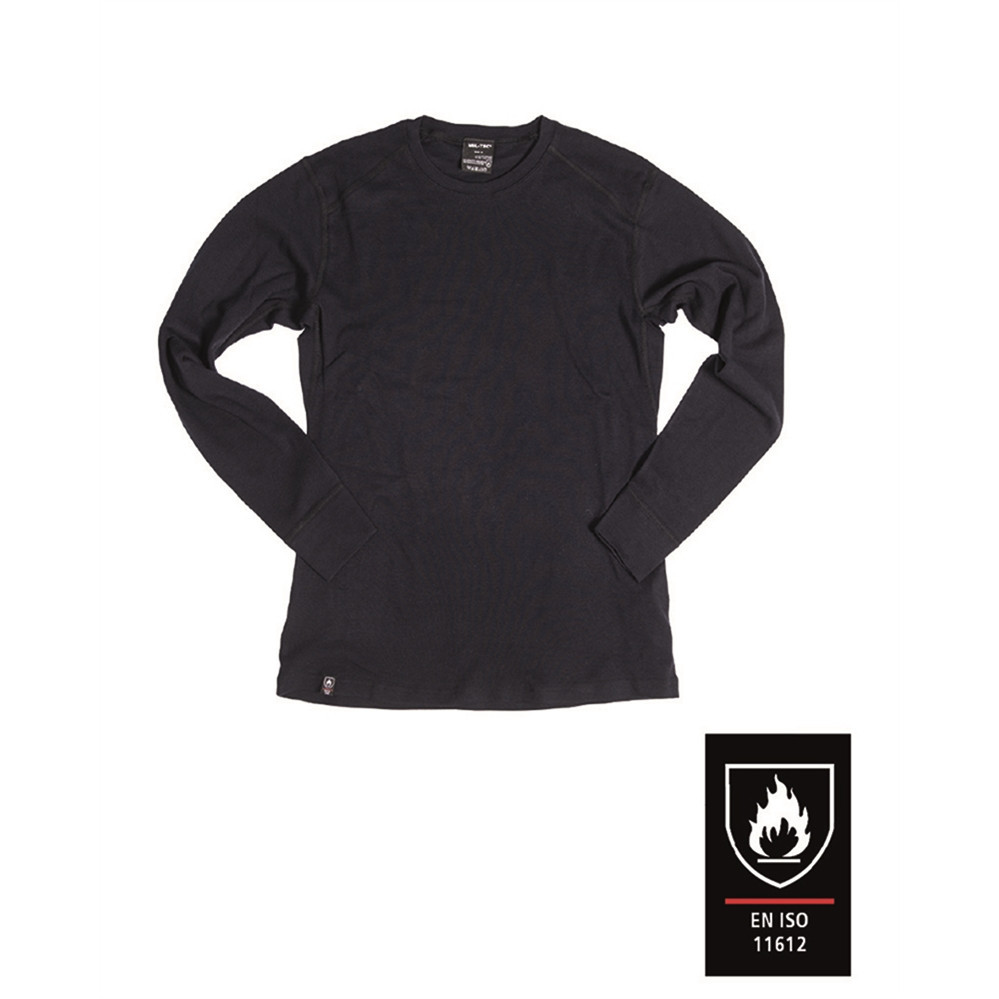 Triko nehořlavé s dlouhým rukávem Mil-Tec No-Flame - navy, XL