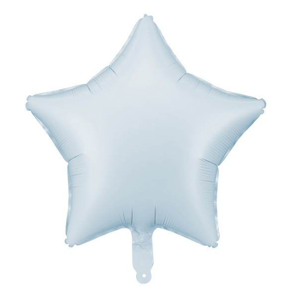 Balónek fóliový Hvězda mlhavě modrá 48 cm