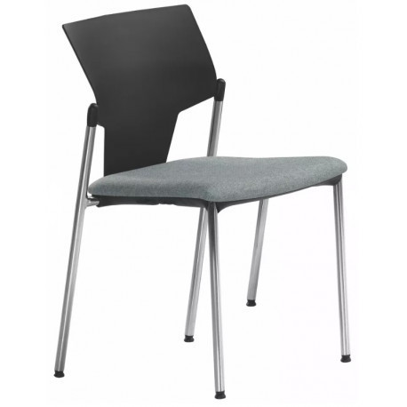 RIM Konferenční židle KVADRATO 132 s područkami Barva kostry černá kostra Barva plastů černé plastové části GALERIE - Čalounění Rim LÁTKY P / BONDAI