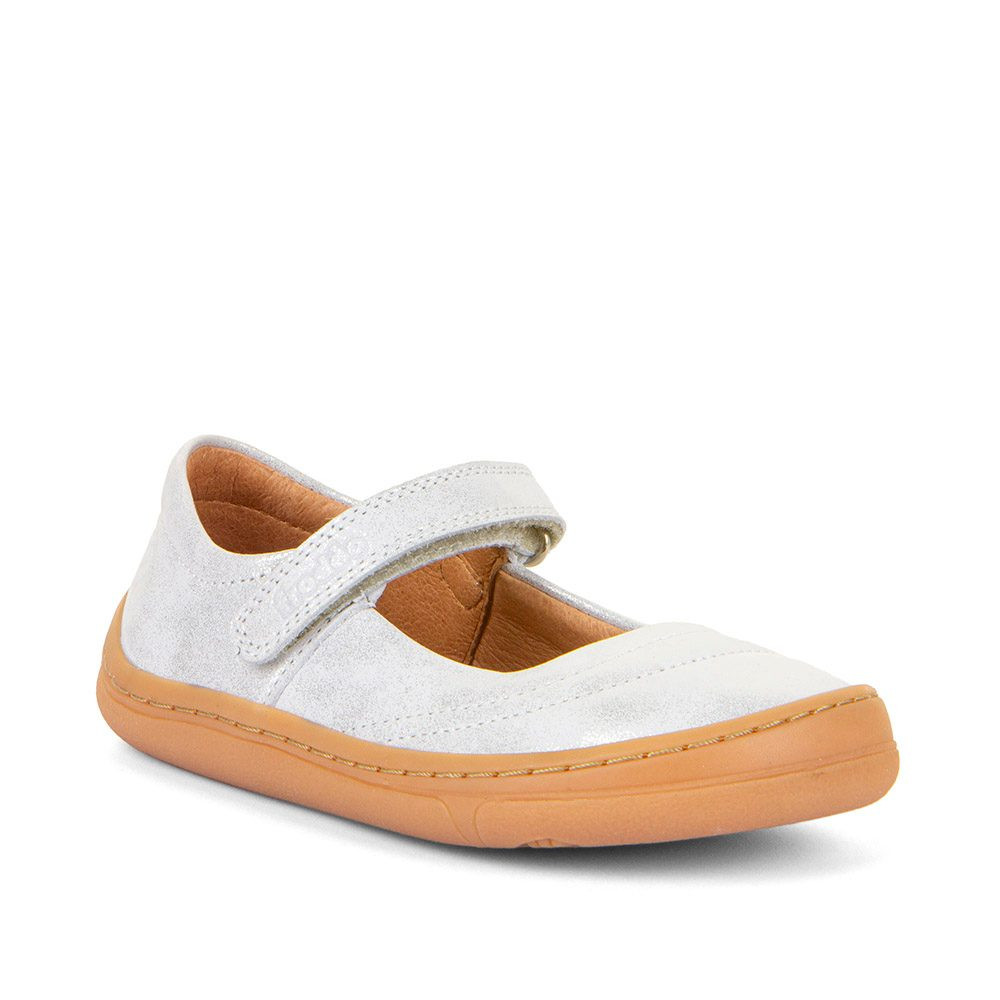 Dívčí barefoot baleríny MARY J Silver Froddo G3140184-6 stříbrná - 24