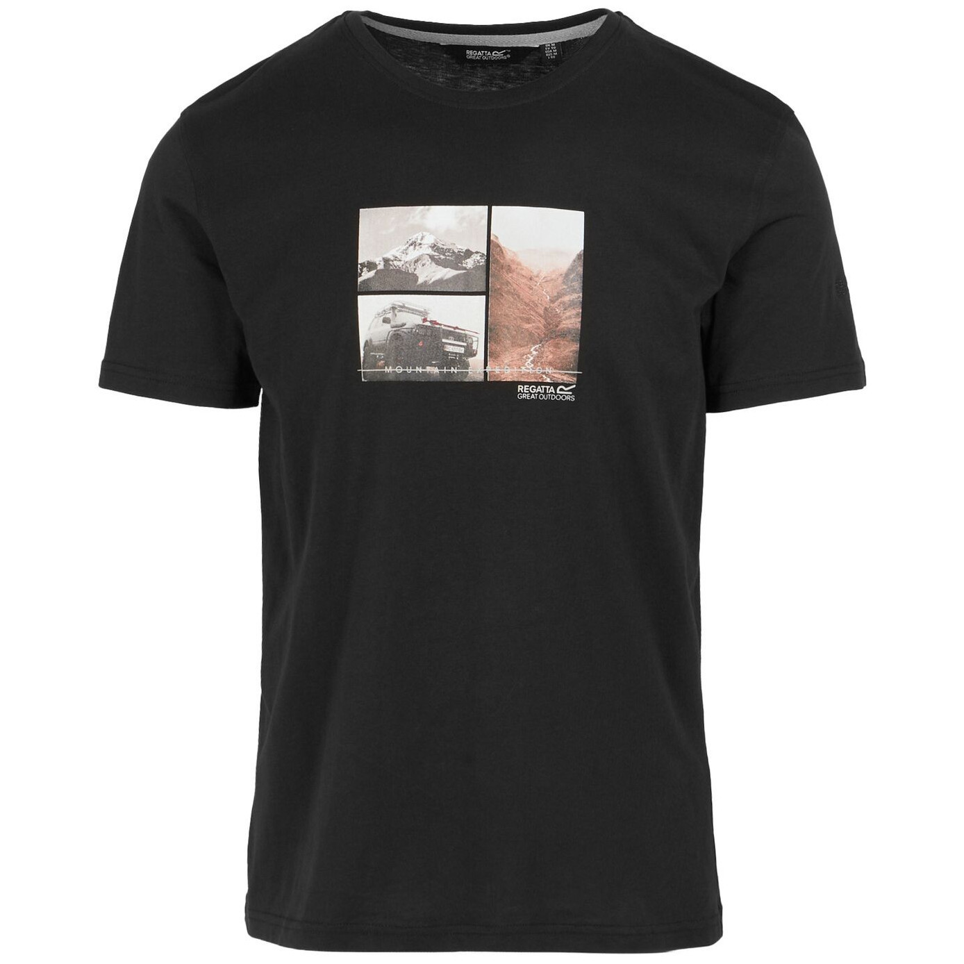 Pánské tričko Regatta Cline IX Velikost: XXXL / Barva: černá