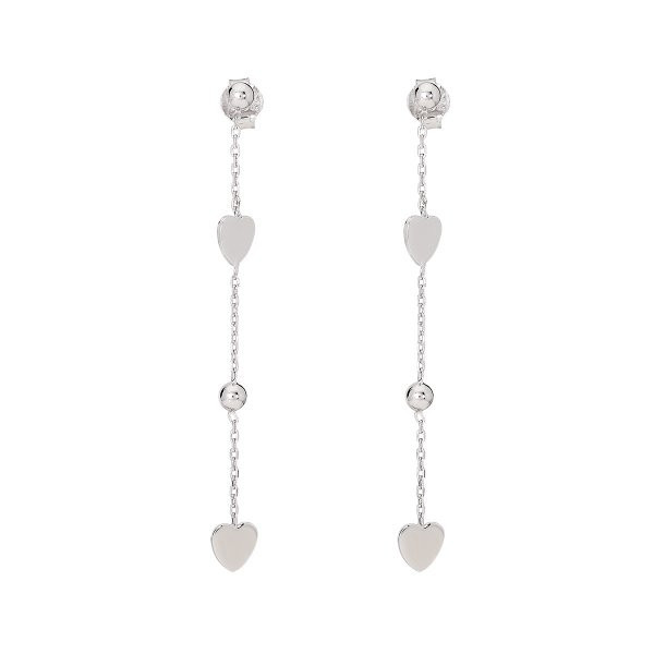 Náušnice bez kamenů 131-233-004410-0000