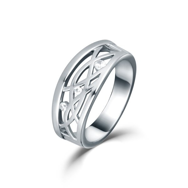 Prsten se syntetickými kameny 126-635-7235 51