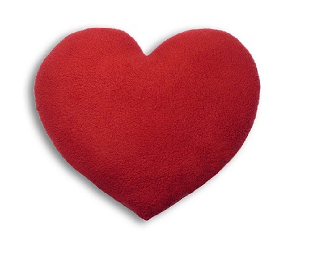 Leschi Hřející polštářek srdíčko velké 22x22cm červené