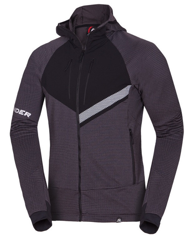 Northfinder MI-3792OR-269 DUKE pánská mikina černá Velikost: XL 8584153456959