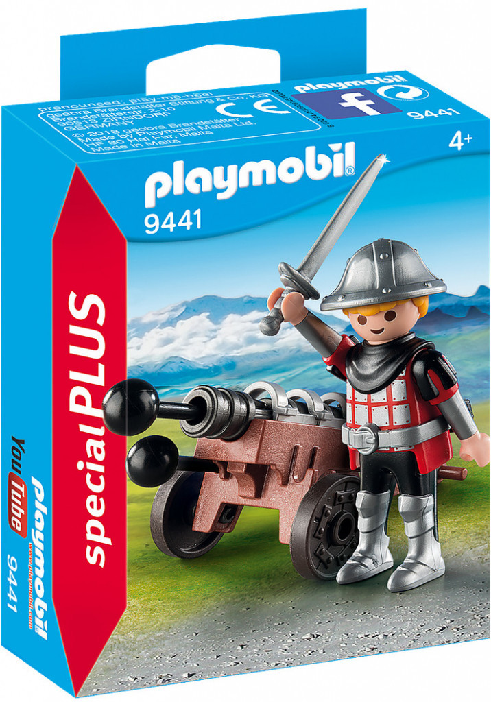 Playmobil Playmobil 9441 Rytíř s kanónem