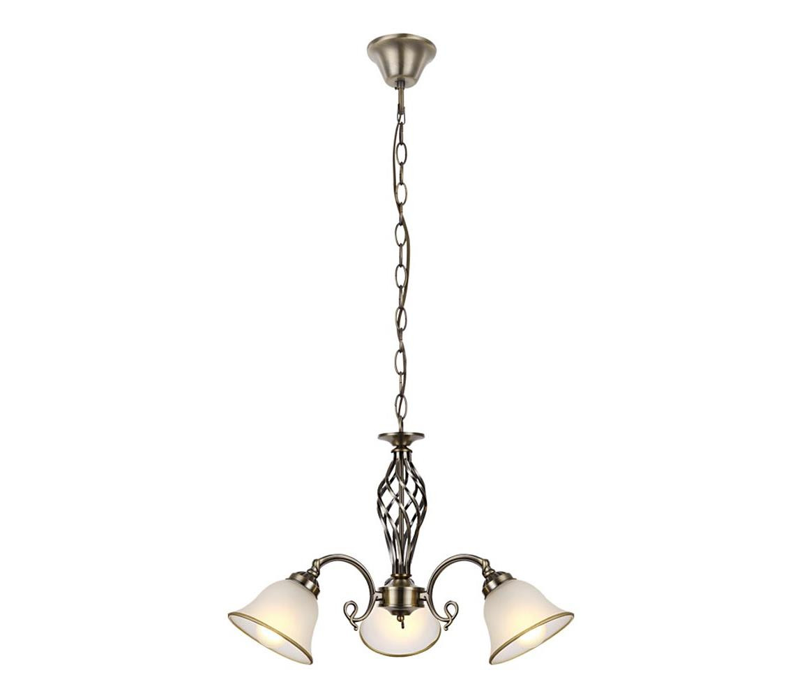 Globo Globo 60208-3 - Lustr na řetězu ODIN 3xE27/60W/230V