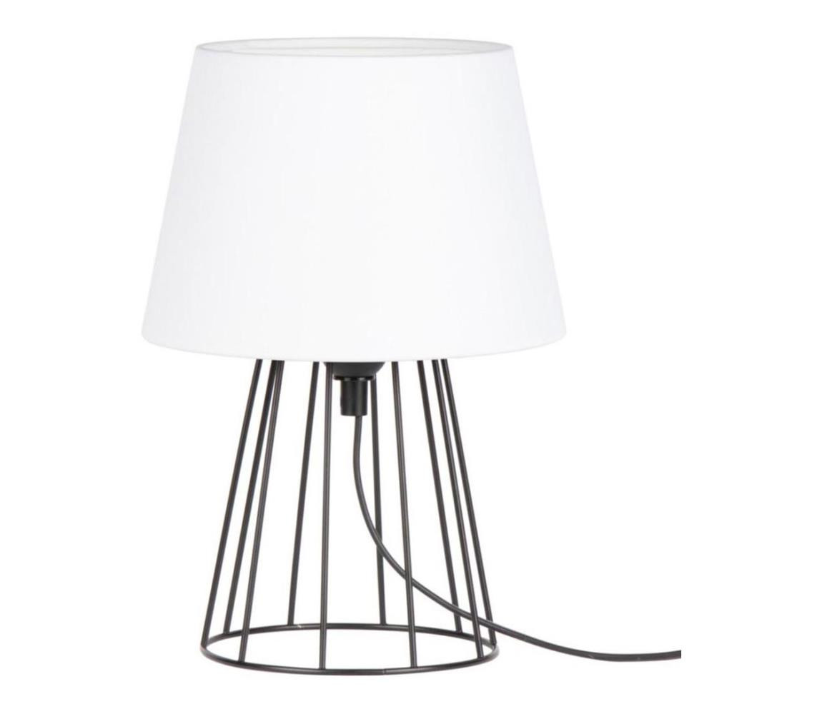 7662104 - Stolní lampa MANGOO 1xE27/40W/230V bílá/černá
