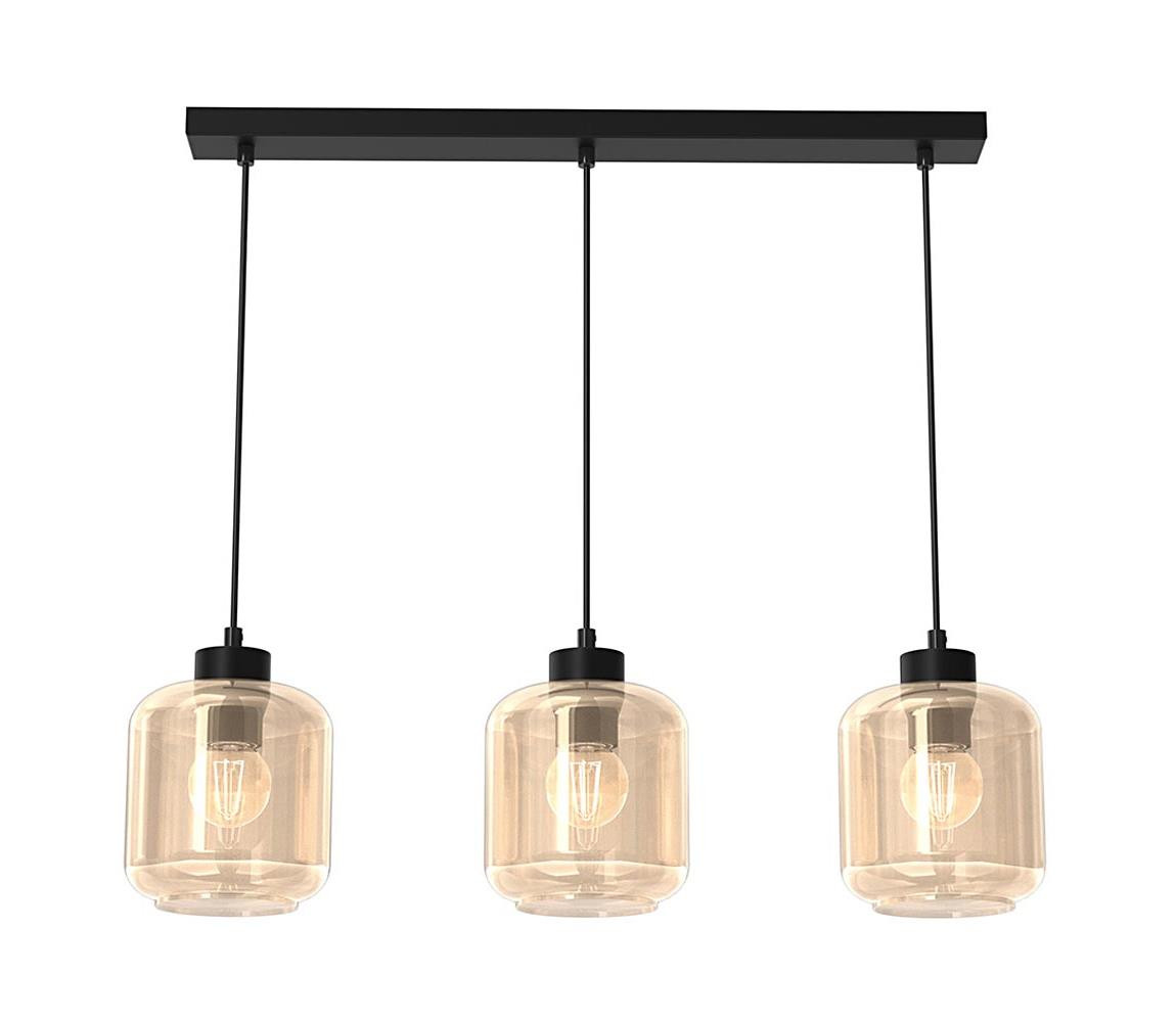 Lustr na lanku SOMBRA 3xE27/60W/230V béžová