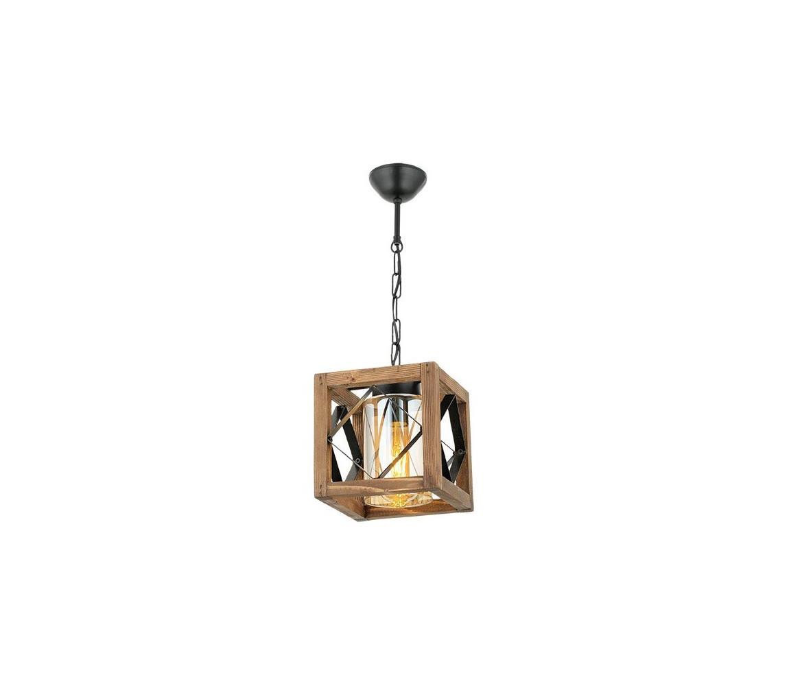 Lustr na řetězu ZIKZAK 1xE27/60W/230V