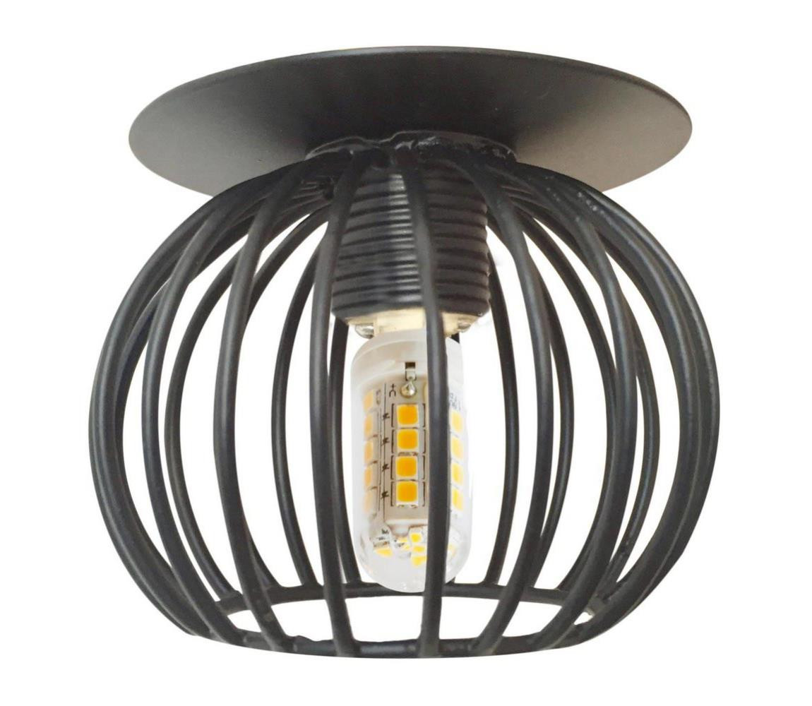 Podhledové bodové svítidlo SK 93 1xG9/40W/230V černá