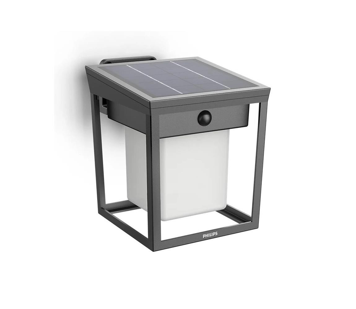Philips Philips-LED Solární nástěnné svítidlo se senzorem BLAISE LED/1,5W/3,7 3000K IP44