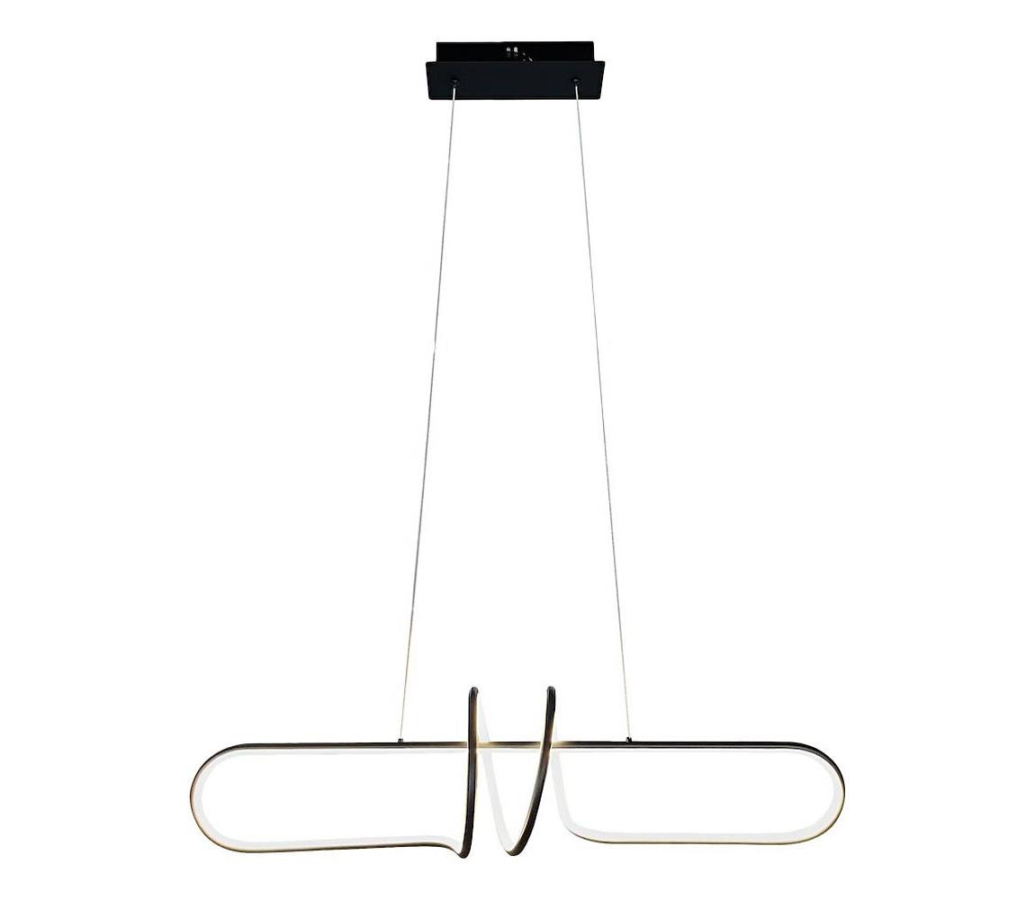 LED Lustr na lanku VERTIGO LED/54W/230V černá