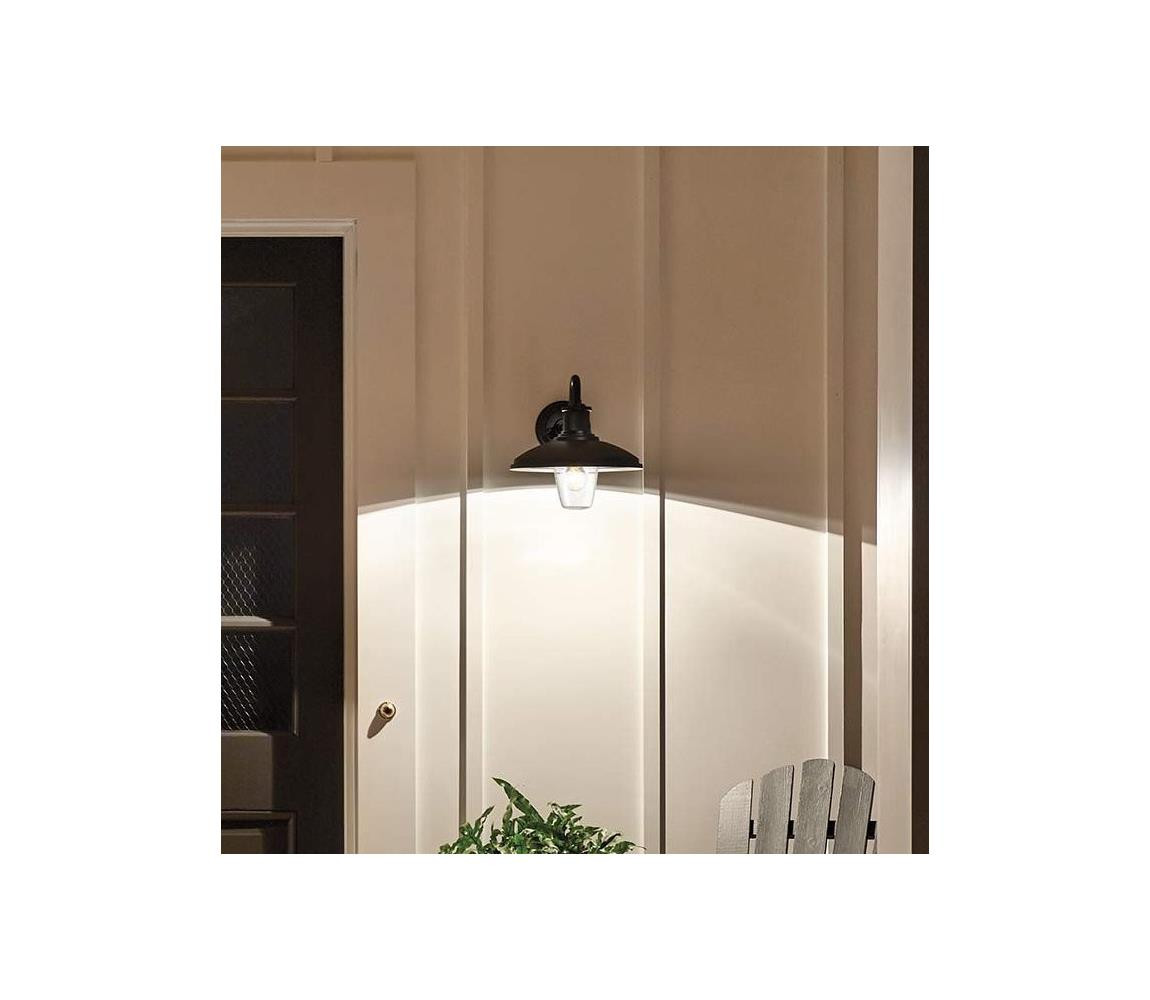 Elstead Kichler KL-ALLENBURY2-M-BKT - Venkovní svítidlo ALLENBURY 1xE27/40W/230V IP44