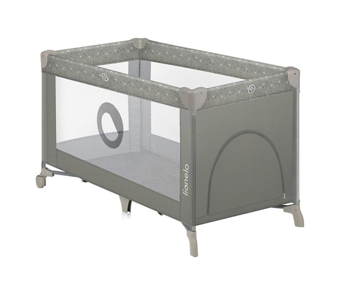 Lionelo Lionelo - Cestovní postýlka STEFI šedá