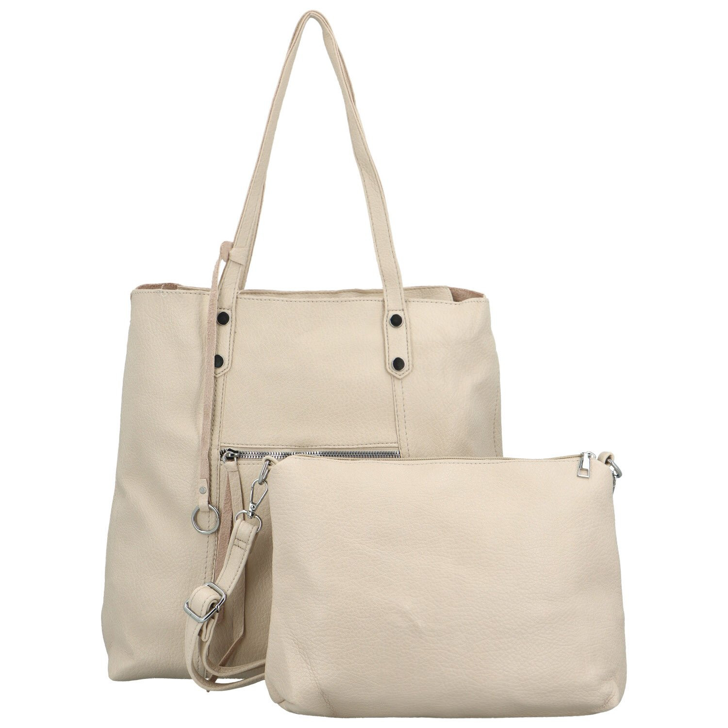 Dámský set kabelek krémový - MaxFly Vedat krémová