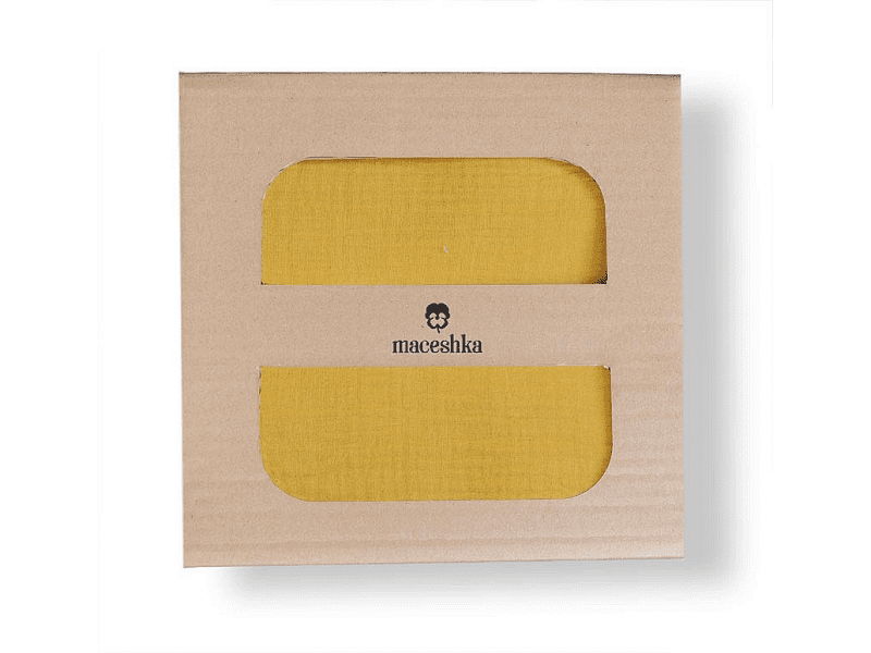 Maceshka Mušelínové povlečení Nature, mimosa