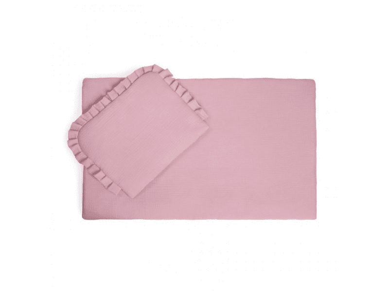 Maceshka Peřinka a polštář mušelín růžová