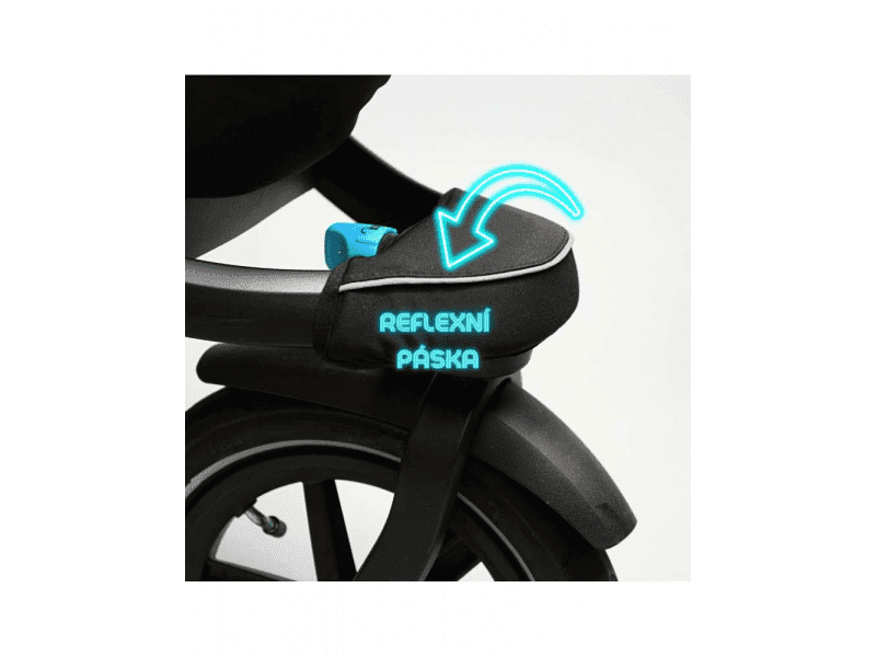 Kidiloo REFLEX ochrana krytu předního kola Thule, černé