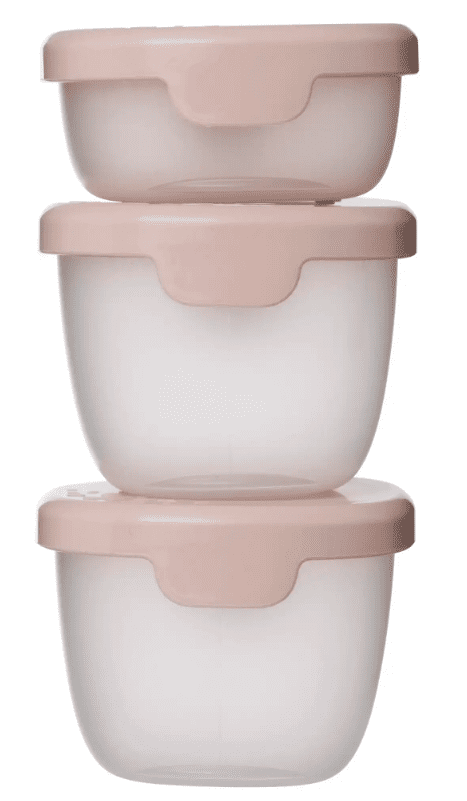 B.BOX Sada krabiček Snack tubs 3ks - růžové