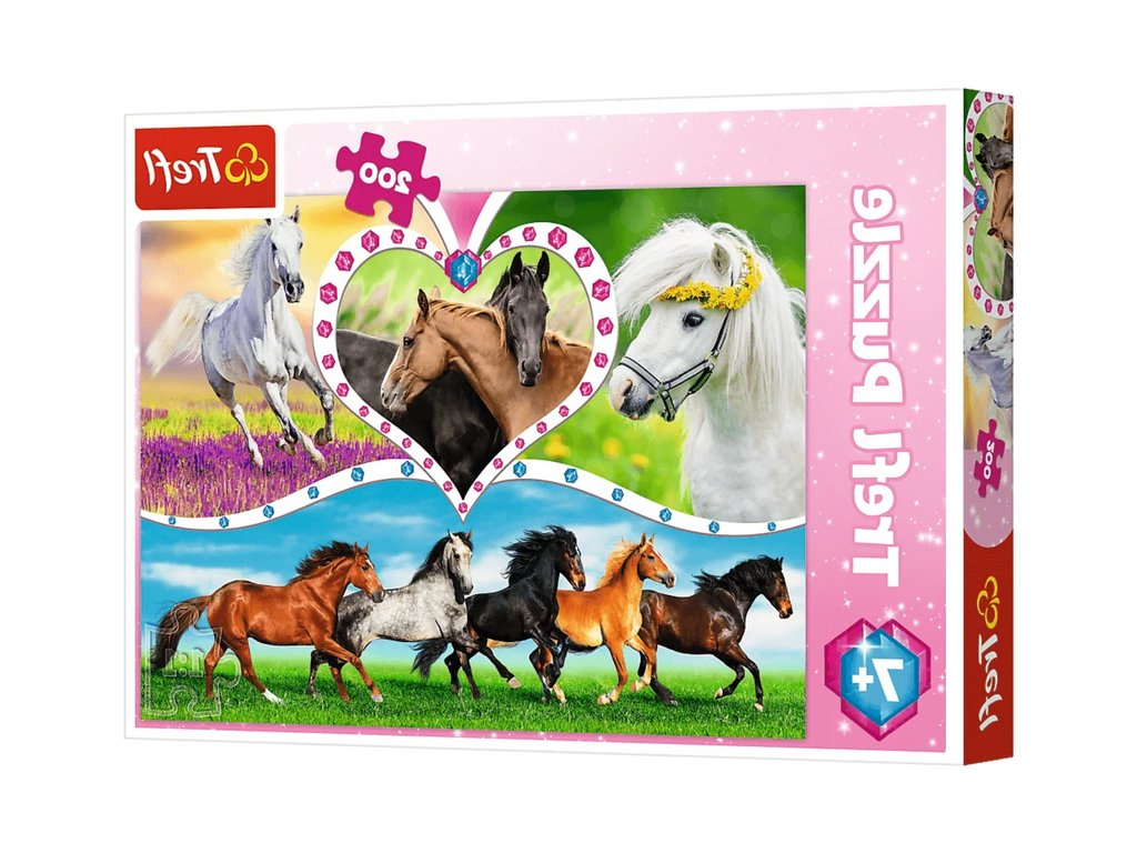 mamido Puzzle 200 dílků Krásní koně Trefl 13248