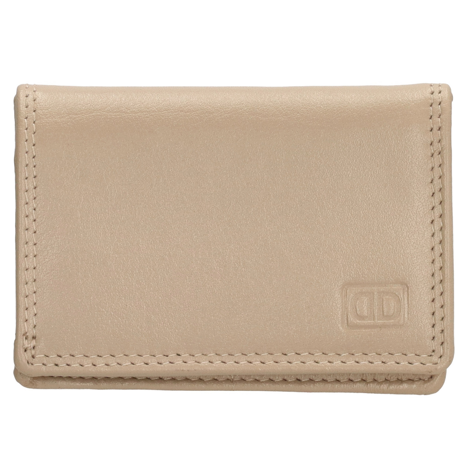Double-D dámská kožená peněženka Fh-serie - taupe