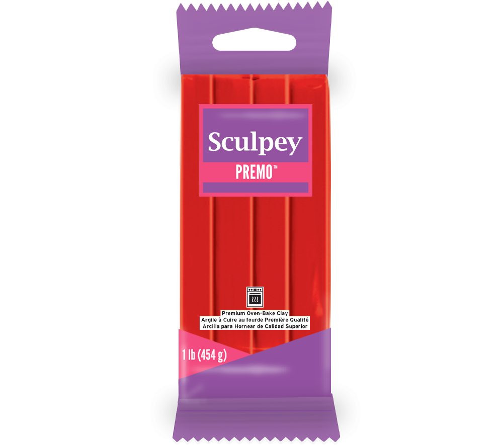 Sculpey PREMO 454g Cadmium Red Hue kadmiová červená - 1 ks