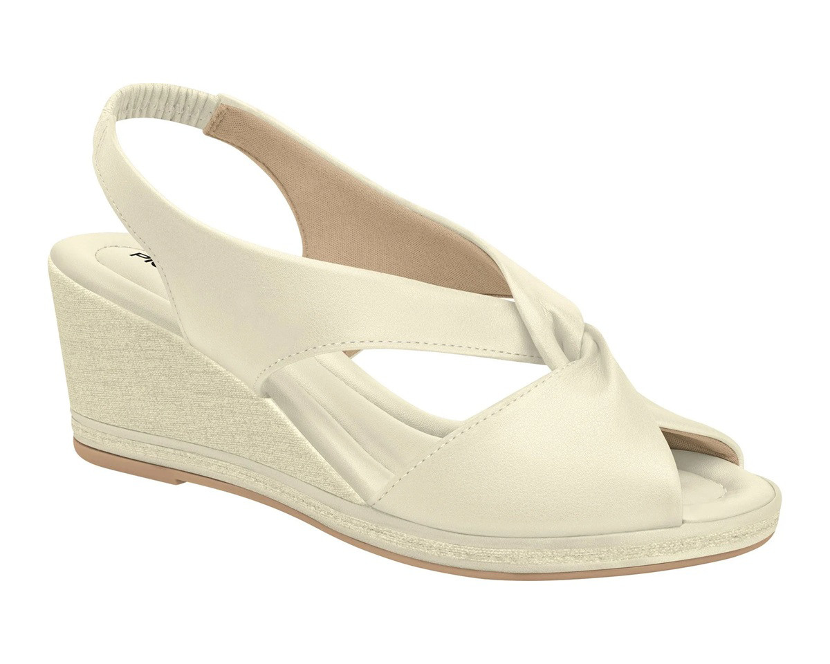 Piccadilly 408221-32 Dámské sandály na klínku béžové 37