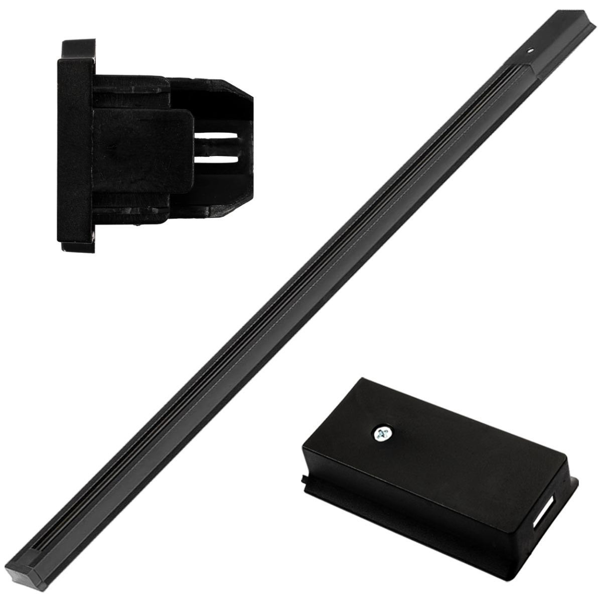 Lumiled Kolejnice černý jednofazowy do reflektorów szynowych 1,5m