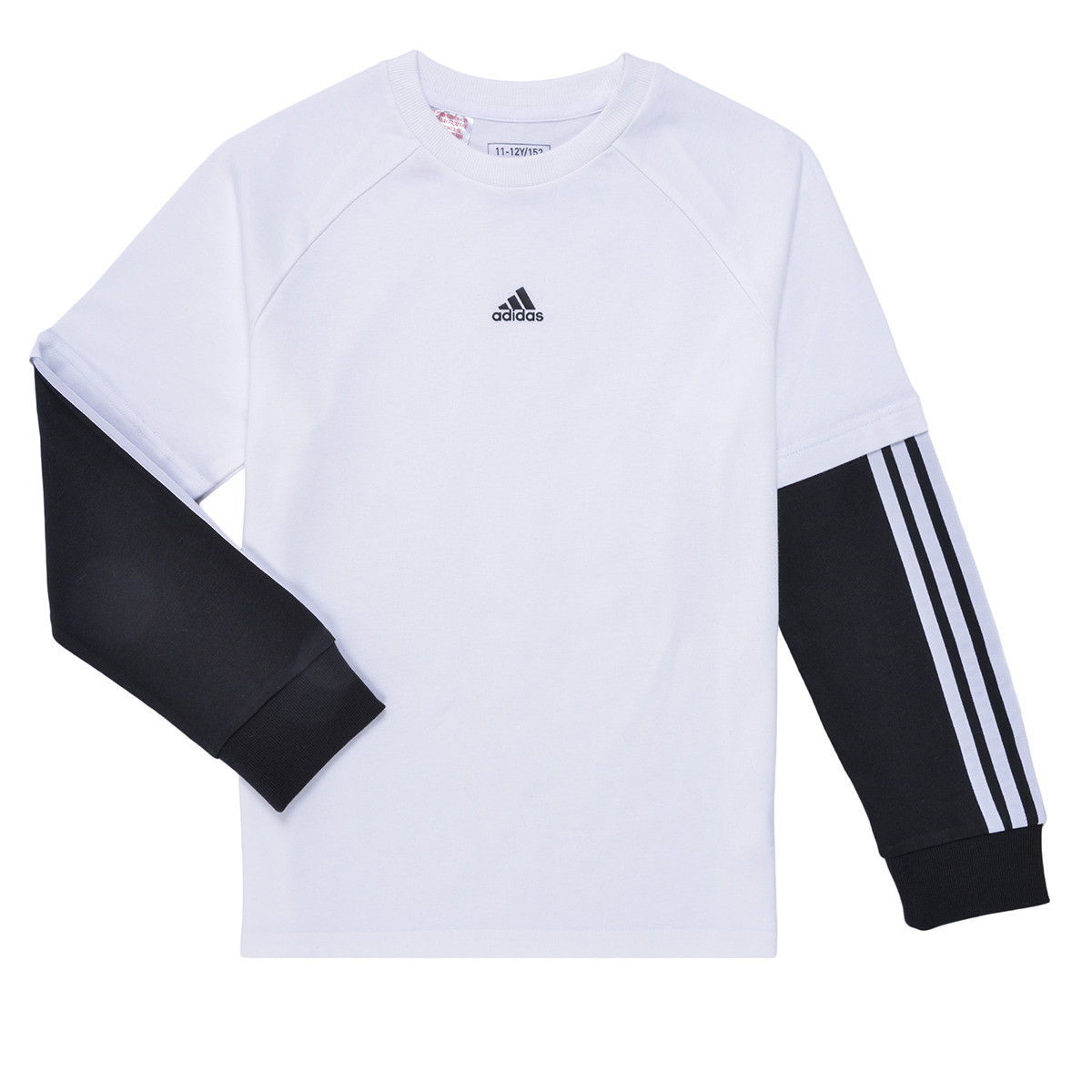 adidas  Street Jam 2-in-1 Long Sleeve Long-Sleeve Top  Bílá