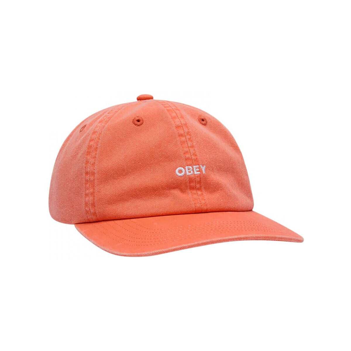 Obey  Pigment bold 6 panel strapback  Oranžová