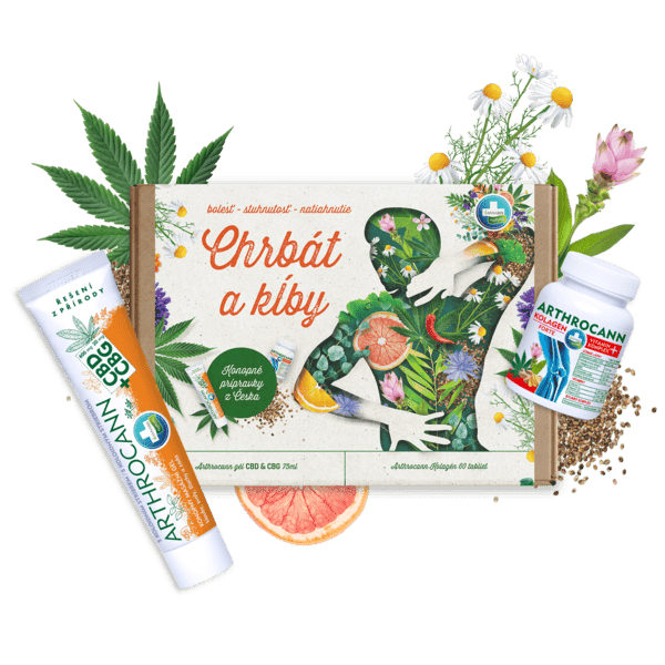 Dárkové balení ZÁDA A KLOUBY - Annabis