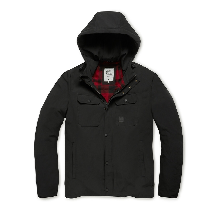 Bunda Vintage Industries Gareth - černá, S