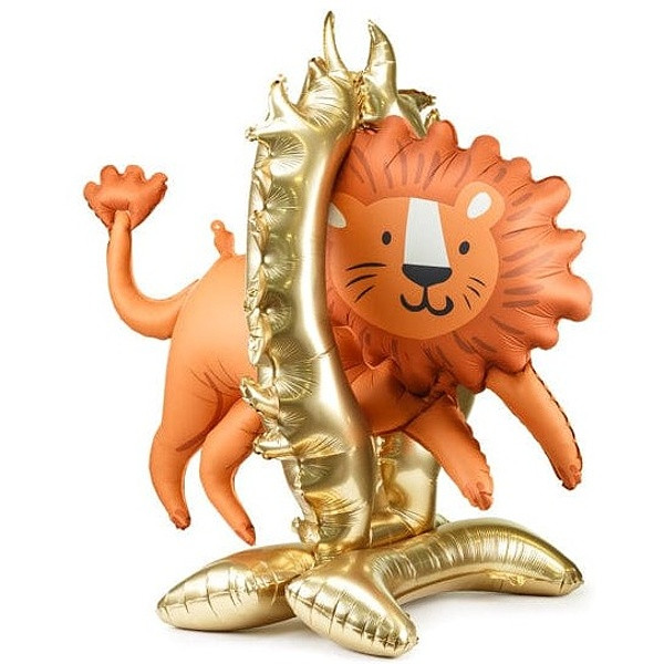 Fóliový balónek stojící Lev v obruči  97x97 cm