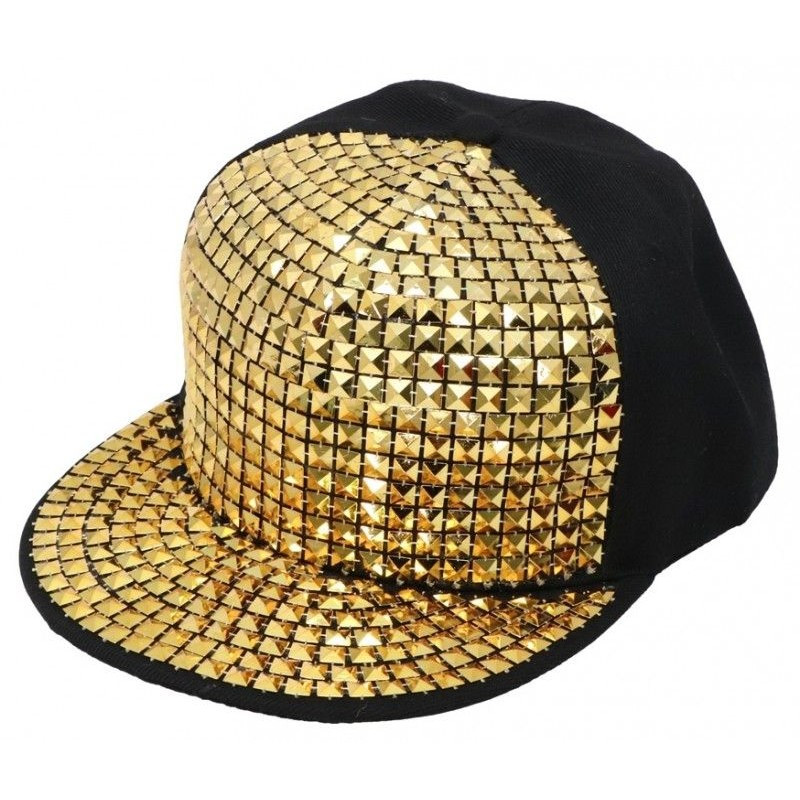 Kšiltovka rockstar černo-zlatá