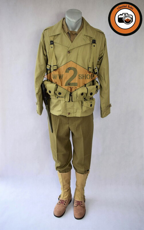 US střelec Garand- M37, M41, velikost blůzy M41 velikost: 36, velikost kalhot M37 velikost: 28, velikost košile M37 velikost: L
