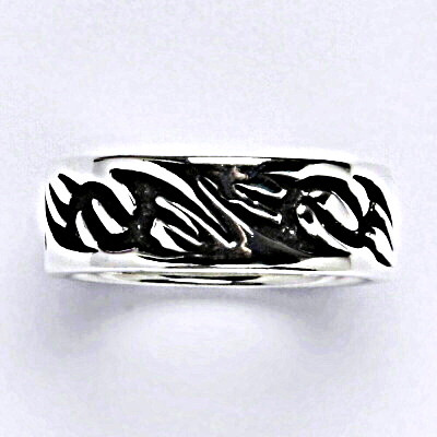 Stříbrný prsten s patinou,prsten ze stříbra,váha 6,89 g