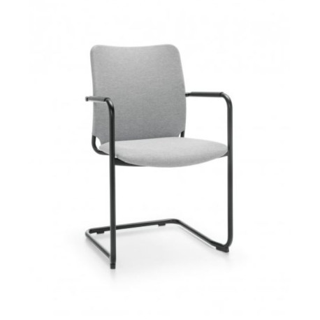 profim Konferenční židle SUN V - celočalouněná Barva kostry šedá kostra (metallic) GALERIE - Čalounění profim LÁTKY 0 / ALBA, EVO, NEXT