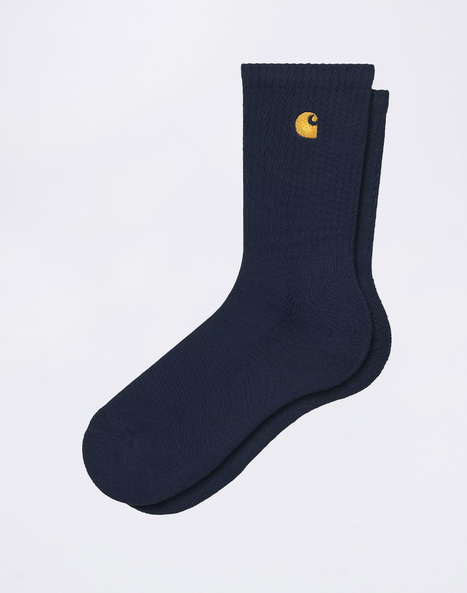 Carhartt WIP Chase Socks Dark Navy/Gold