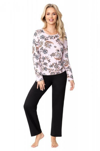 Piżama damska z długimi spodniami - Aisha long 38/M