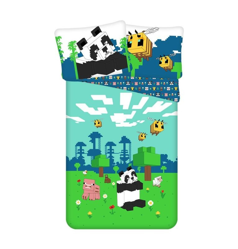 Dětské povlečení Minecraft Explore Overworld 140x200