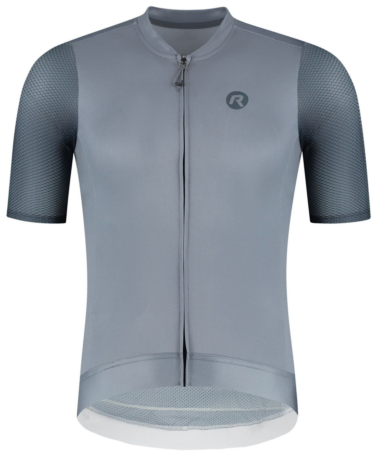 Aerodynamický cyklodres Rogelli FAST s krátkým 3D rukávem, šedo-fialový 2XL