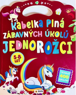 Kabelka plná zábavných úkolů - Jednorožci se 400 samolepkami