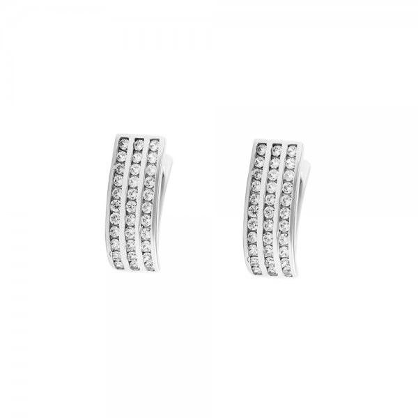 Náušnice se syntetickými kameny 336-087-000551 2.40g