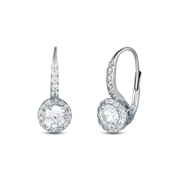 Náušnice se syntetickými kameny 336-277-000251 2.65g